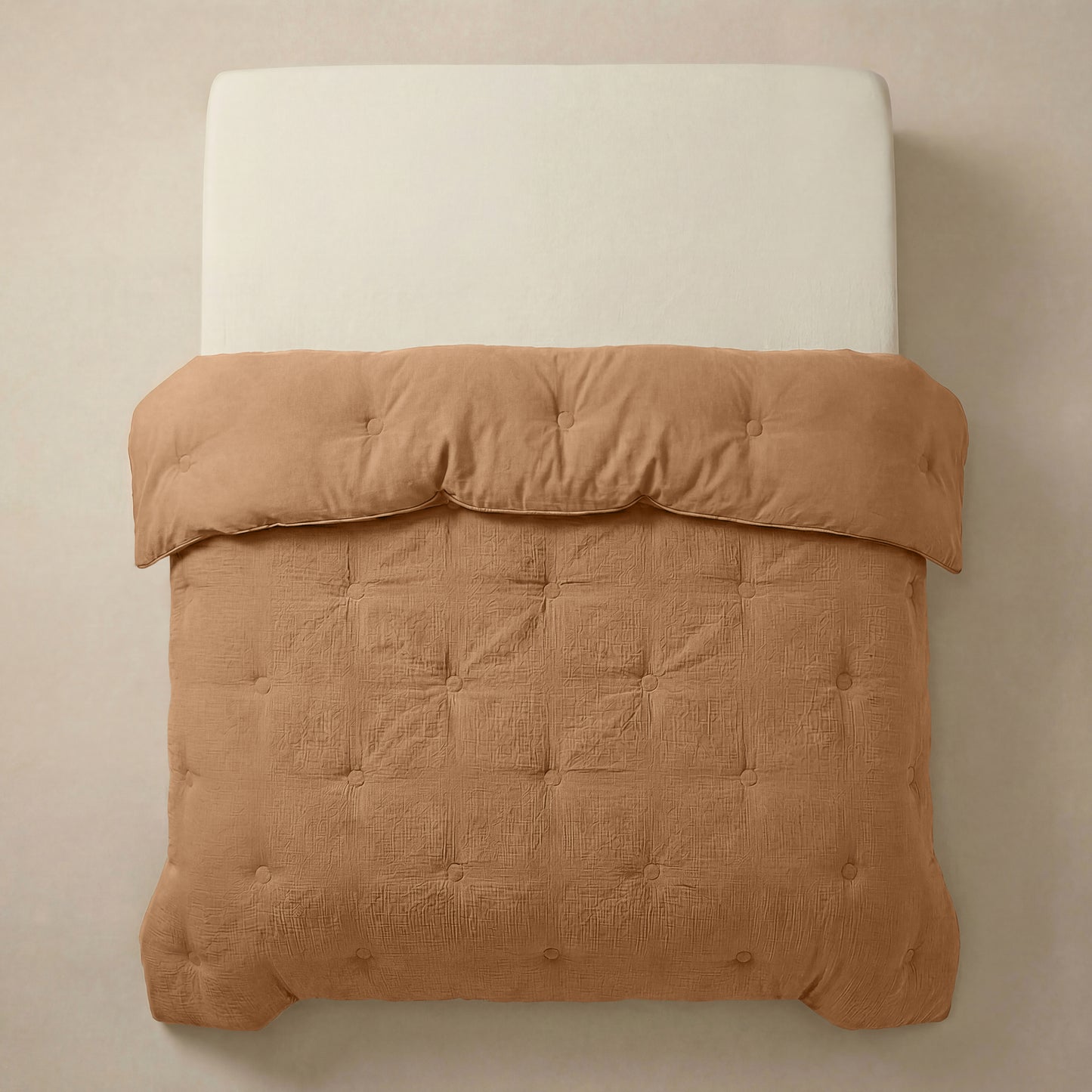 Zelesta Deluxe Baumwolle Musselin Bettdecke - Terra