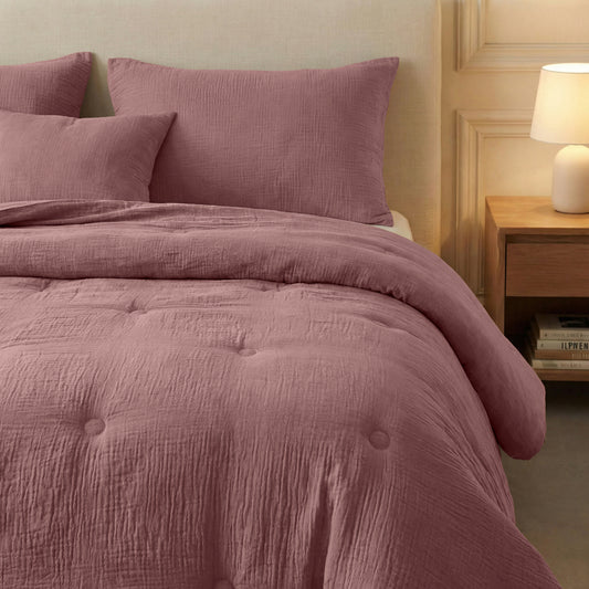 Zelesta Japandibed Baumwolle Musselin - Old Pink