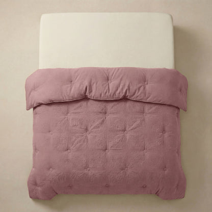 Zelesta Deluxe Baumwolle Musselin Bettdecke - Altrosa