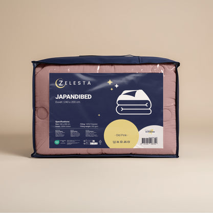 Zelesta Deluxe Baumwolle Musselin Bettdecke - Altrosa