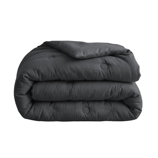 Zelesta Japandibed Baumwolle Musselin - Anthracite