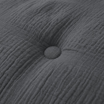 Zelesta Deluxe Baumwolle Musselin Bettdecke - Anthrazit