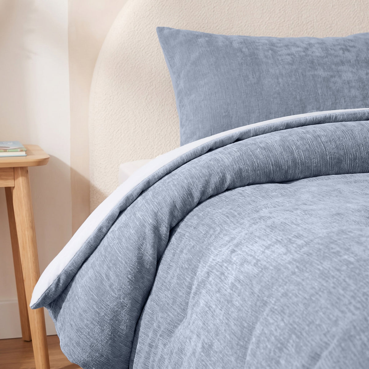 Zelesta Special Kids Chenille Bettdecke - Eisblau