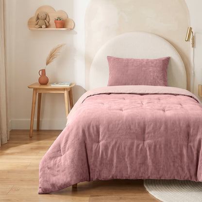 Zelesta Special Kids Chenille Bettdecke - Zartes Rot