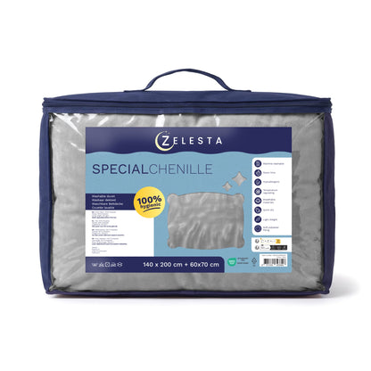 Zelesta Special Kids Chenille Bettdecke - Dunkelgrau