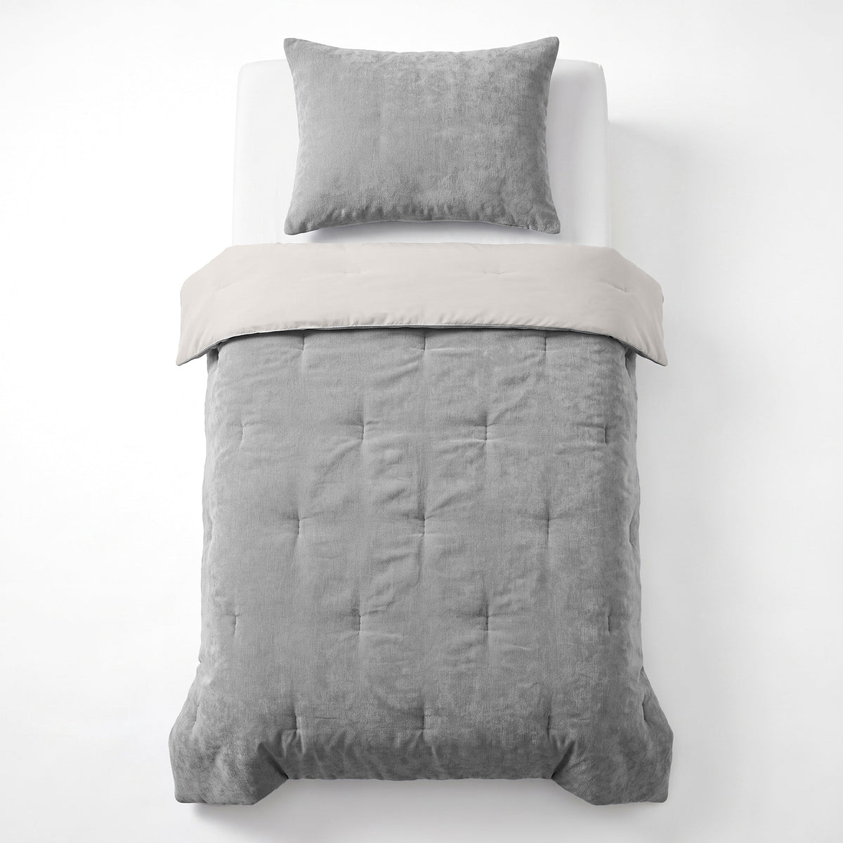 Zelesta Special Kids Chenille Bettdecke - Dunkelgrau