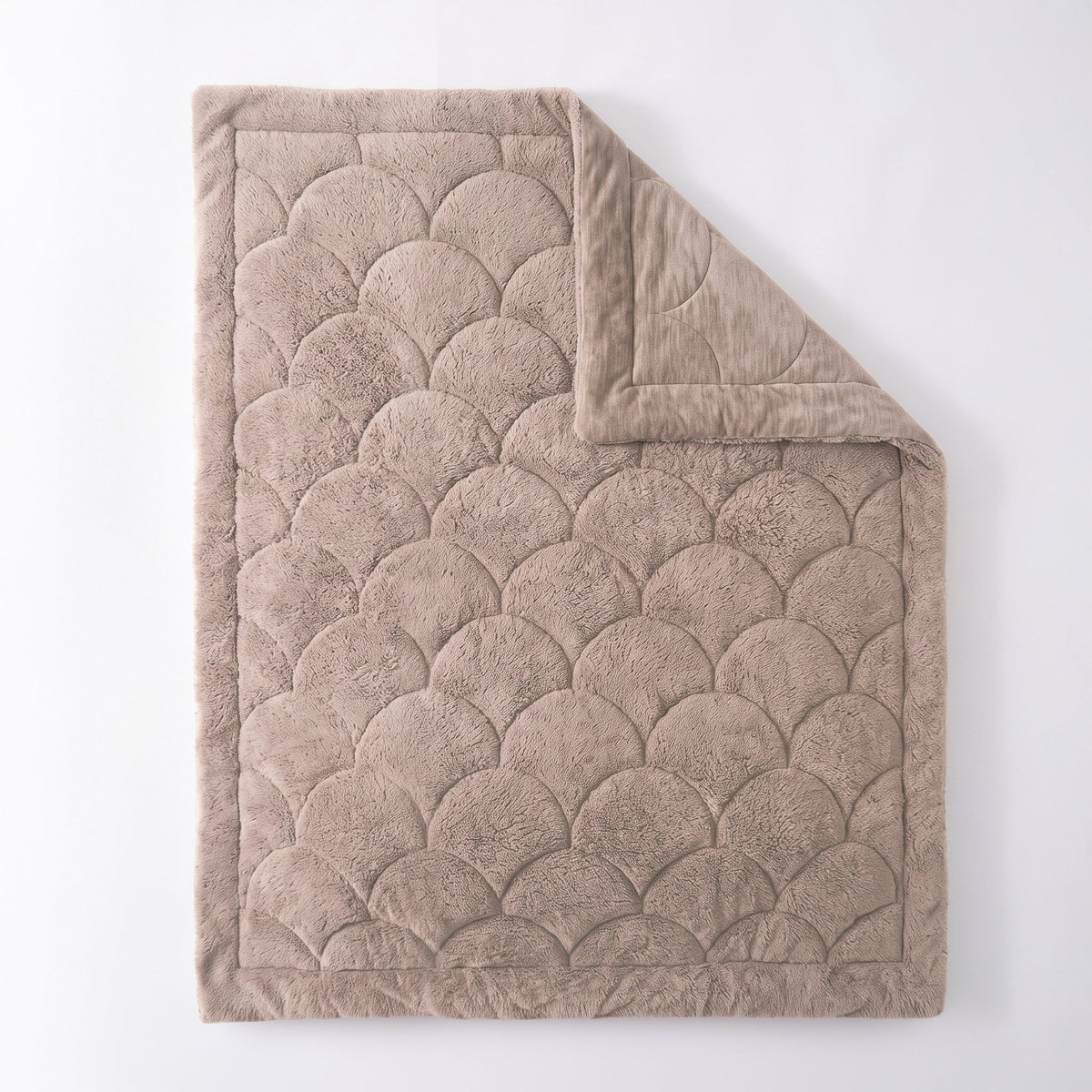 Zelesta Special Teddy Chenille Bettdecke - Altrosa