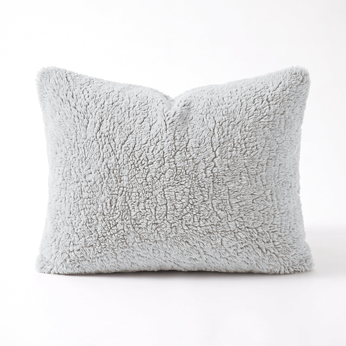 Zelesta Special Teddy Chenille Kissenbezüge Set von 2 - Grau