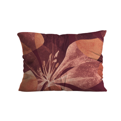 Zelesta Comfort Design Nahtlose Kissenbezüge Set von 2 - Oversized Flower Blush Red