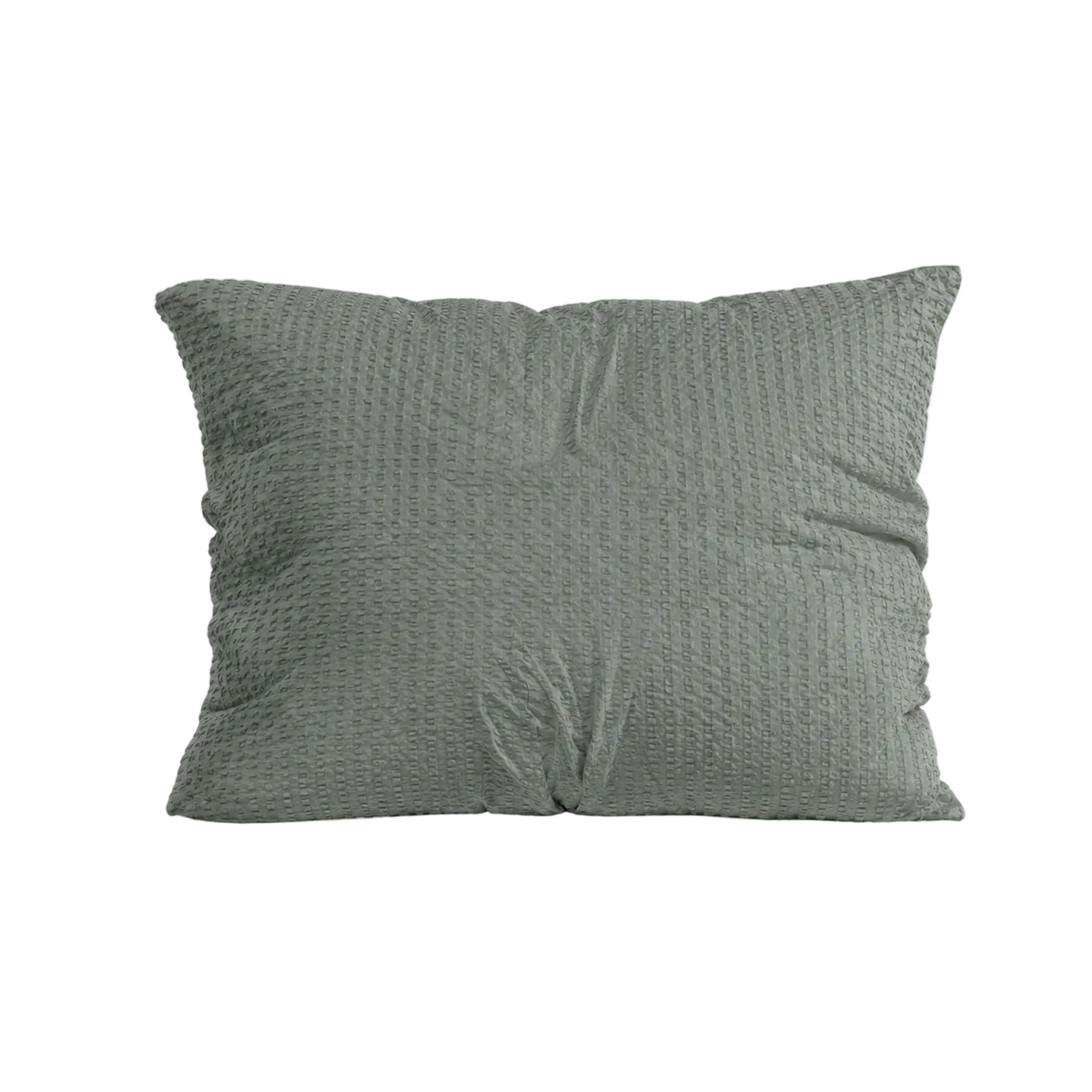 Zelesta Comfort Structure Seersucker Kissenbezüge Set von 2 - Grün