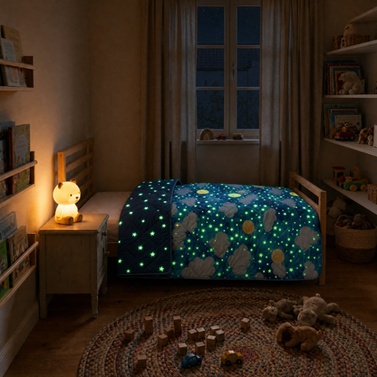 Zelesta Comfort Glow in the Dark Bettdecke - Magical Night