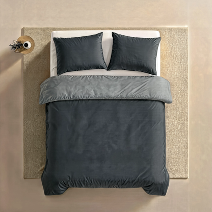 Zelesta Comfort Duo No Stitch Bettdecke - Grau & Anthrazit