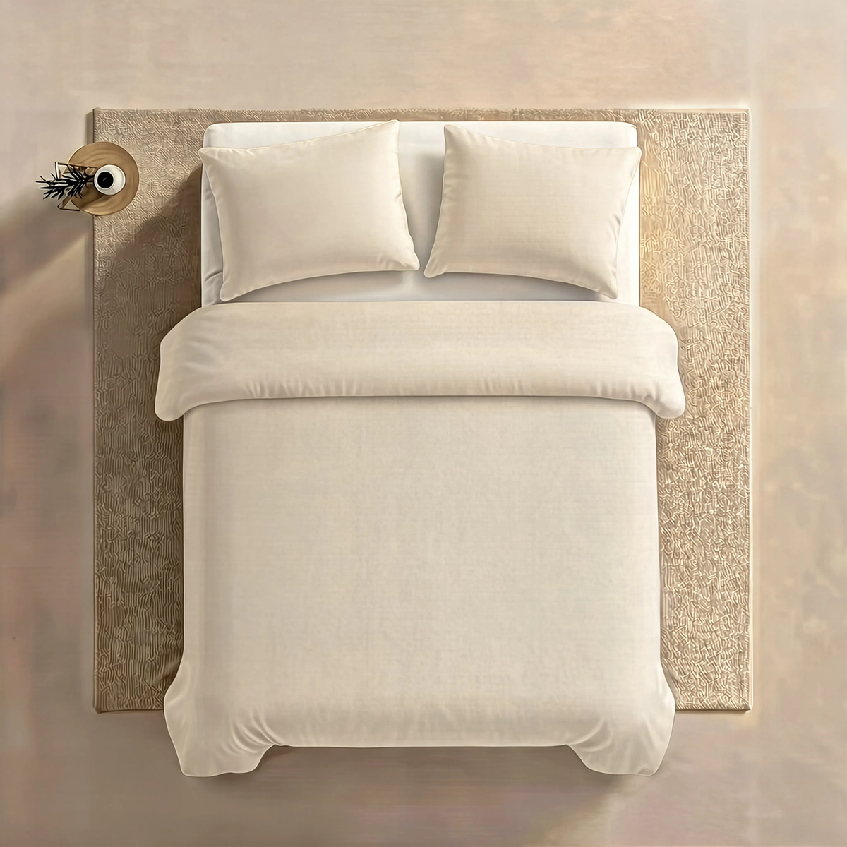 Zelesta Comfort Uni No Stitch Bettdecke - Beige