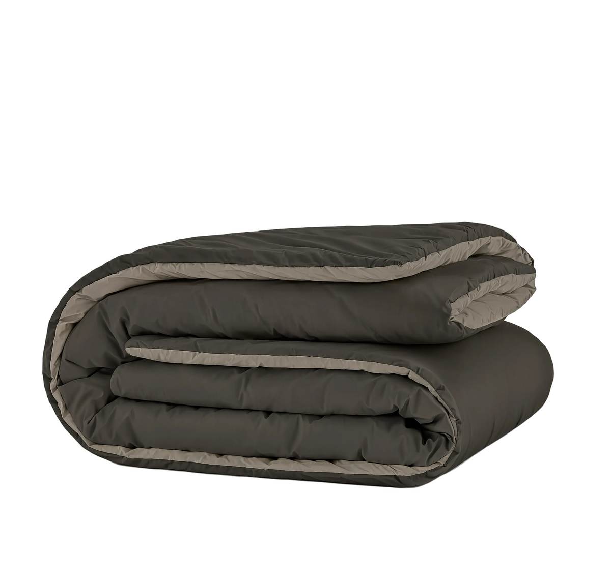 Zelesta Pure Duo No Stitch Baumwolle Bettdecke - Schwarz & Anthrazit
