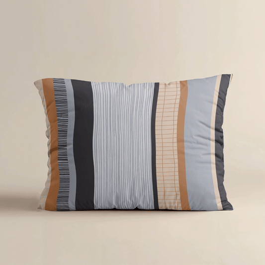 Zelesta Royalbed Kissenbezüge Set von 2 - Blue Stripes