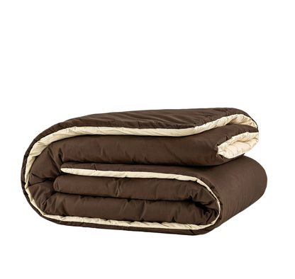 Zelesta Comfort Duo No Stitch Bettdecke - Taupe & Braun