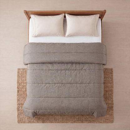 Zelesta Comfort Structur Sommerbettdecke - Anthrazit