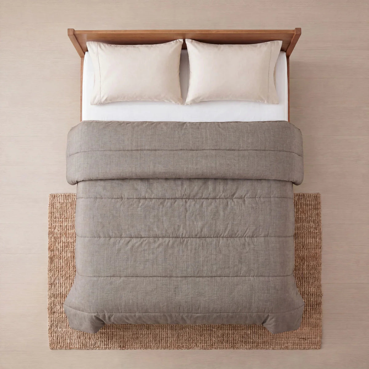Zelesta Comfort Structure Sommerbettdecke - Anthrazit