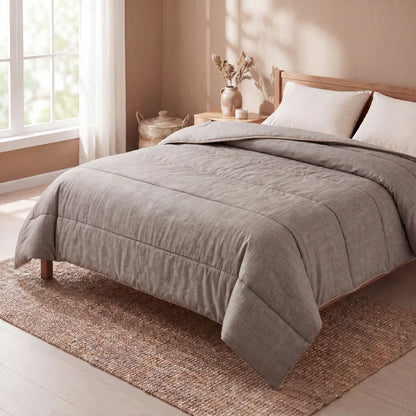 Zelesta Comfort Structure Sommerbettdecke - Anthrazit