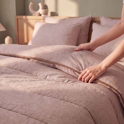 Zelesta Comfort Structure Sommerbettdecke - Taupe