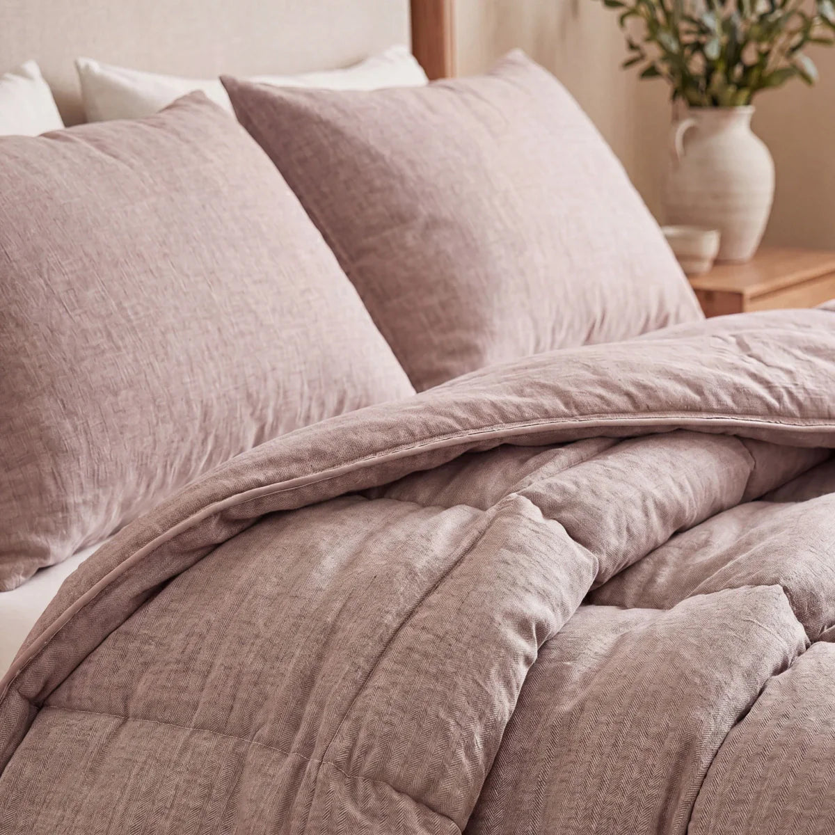 Zelesta Comfort Structure Sommerbettdecke - Taupe