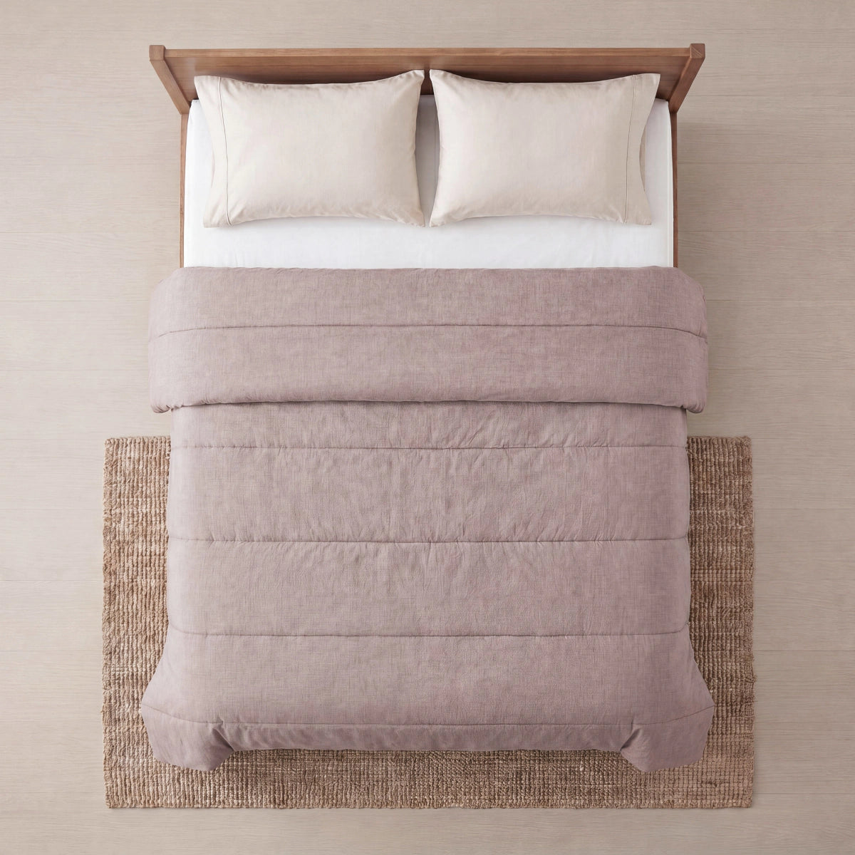 Zelesta Comfort Structur Sommerbettdecke - Taupe