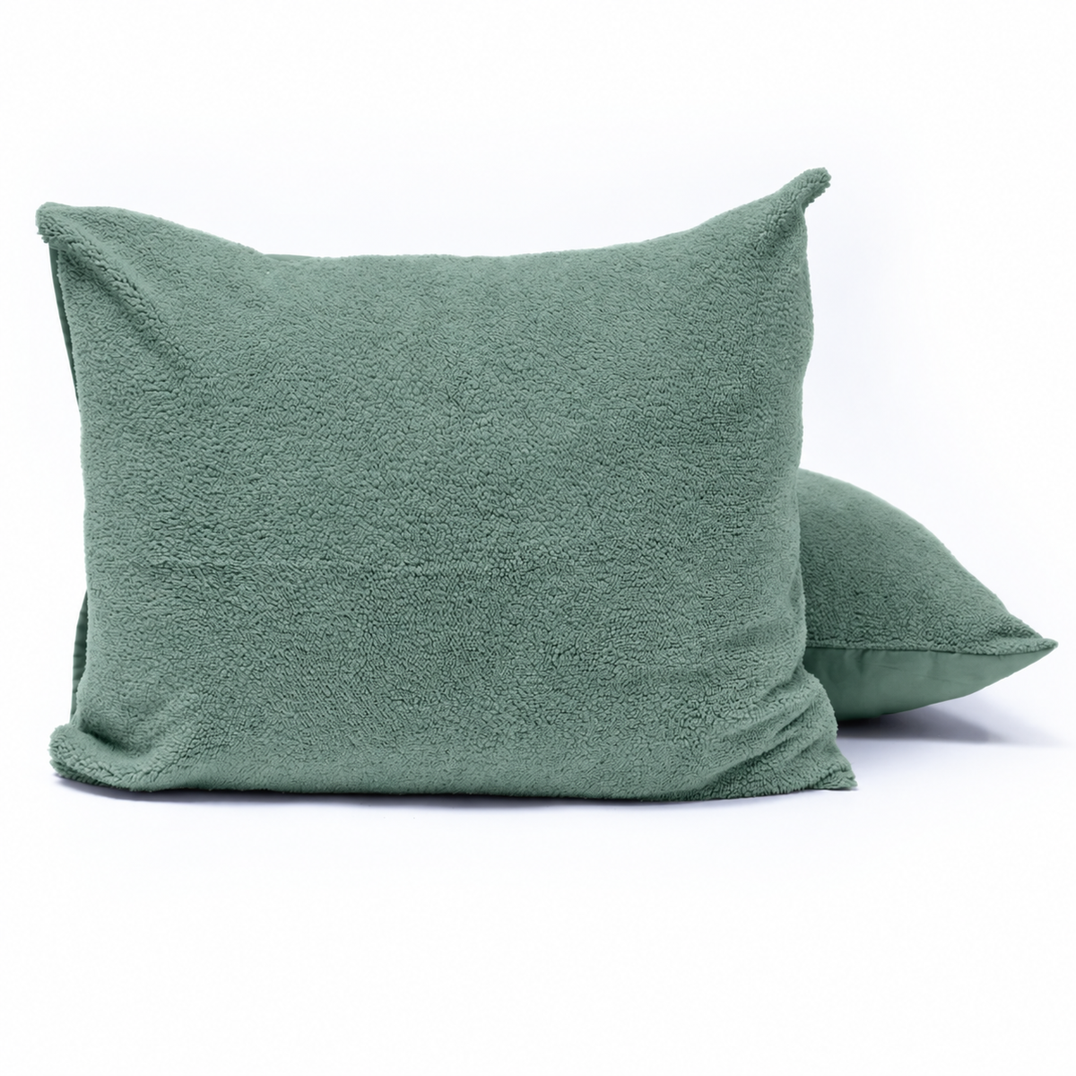 Zelesta Teddy Kissenbezüge Set von 2 - Grün
