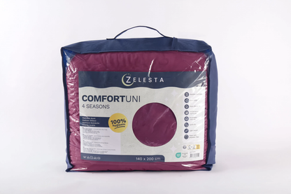 Zelesta Comfort Uni 4-Season Bettdecke - Bordeaux