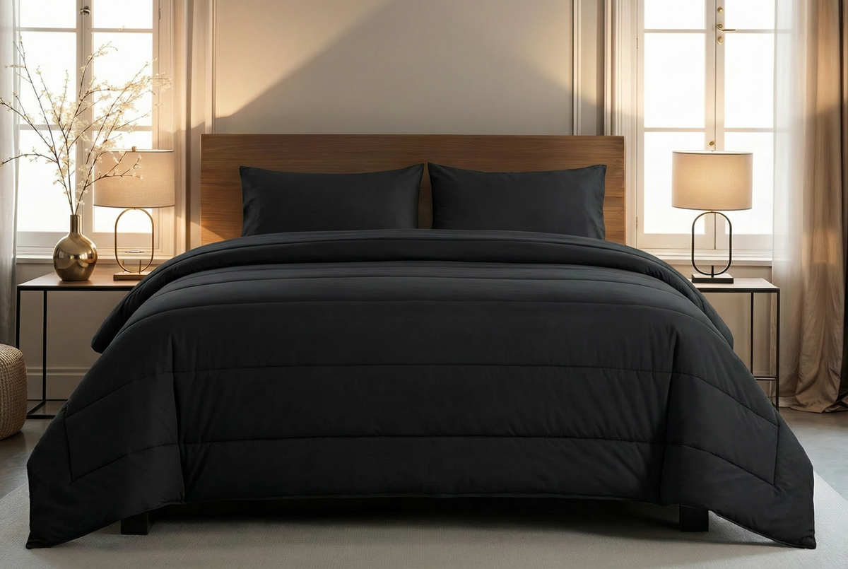 Zelesta Comfort Uni 4-Season Bettdecke - Schwarz