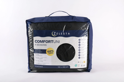 Zelesta Comfort Uni 4-Season Bettdecke - Schwarz