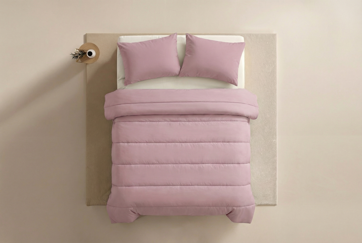 Zelesta Comfort Uni 4-Season Bettdecke - Altrosa