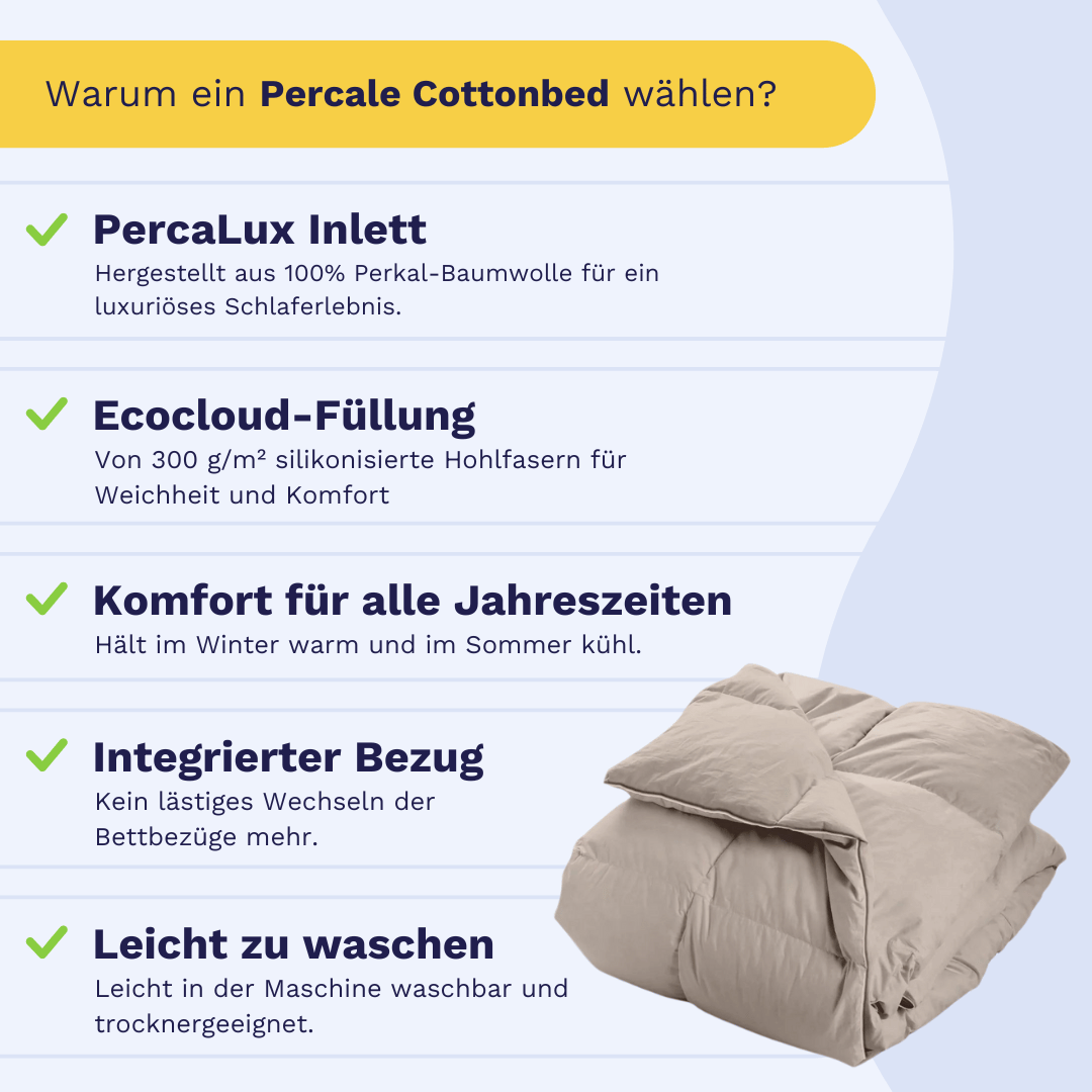 Zelesta Percale Cottonbed Baumwolle - Taupe