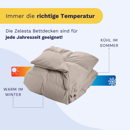 Zelesta Wonderbed Cotton Down - Taupe