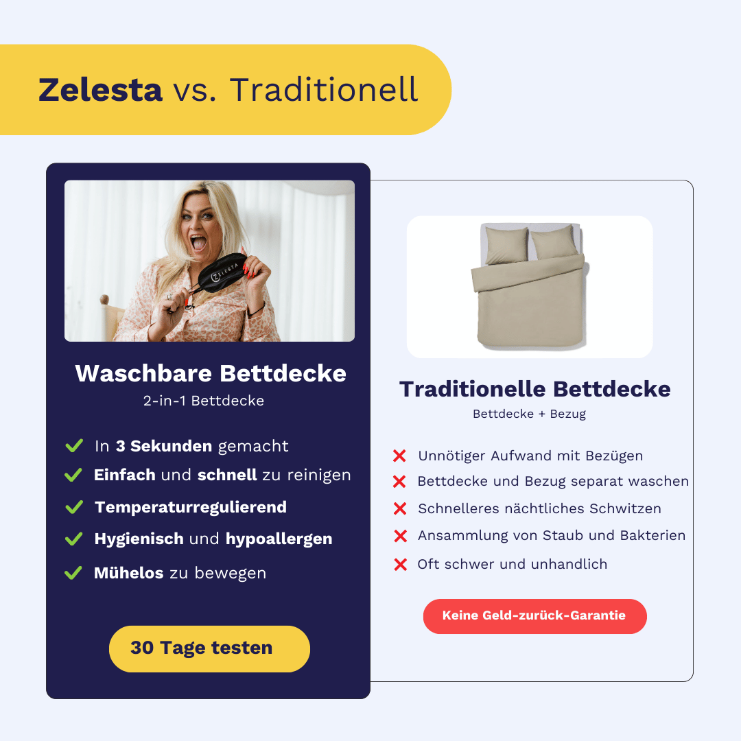 Zelesta Wonderbed Cotton Down - Pink & Rotwein