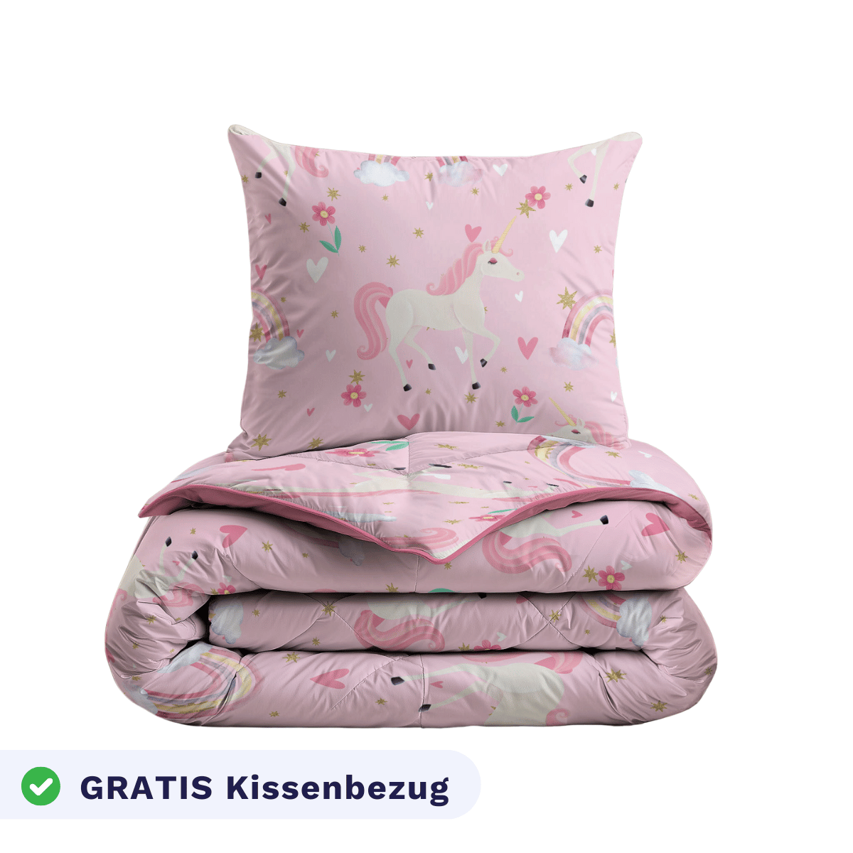 Zelesta Comfort Kids Bettdecke - Rainbow Unicorn - 120x150cm