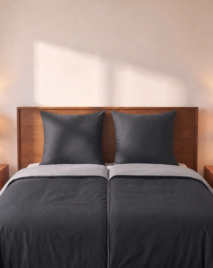 Zelesta Comfort Duo No Stitch Bettdecke - Grau & Anthrazit
