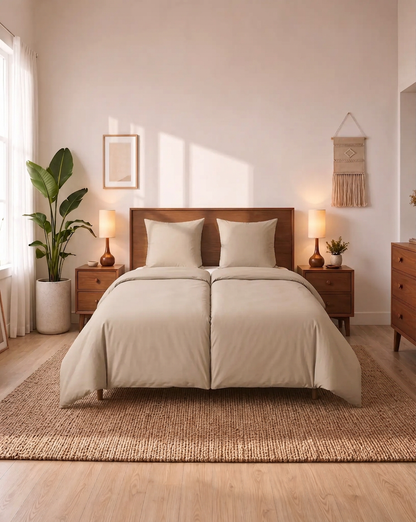 Zelesta Comfort Uni No Stitch Bettdecke - Beige