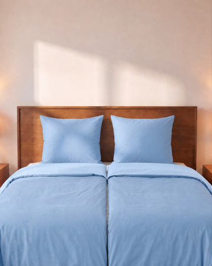 Zelesta Comfort Uni No Stitch Bettdecke - Eisblau