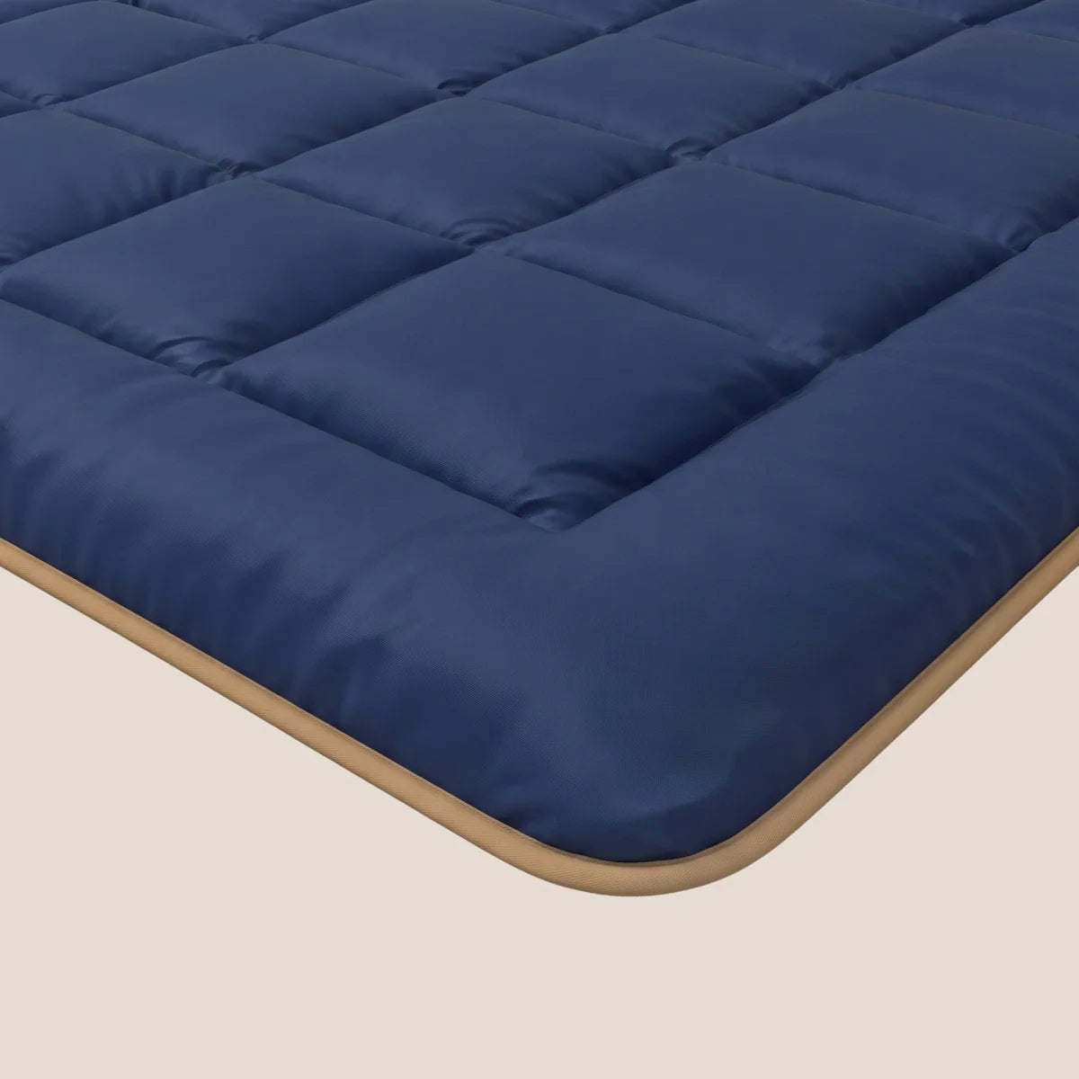Zelesta Deluxe Design Baumwollsatin Bettdecke - Blue Stripes