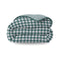 Zelesta Deluxe Design Baumwollsatin Bettdecke - Green Check