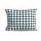 Zelesta Deluxe Design Baumwollsatin Kissenbezüge Set von 2 - Green Check