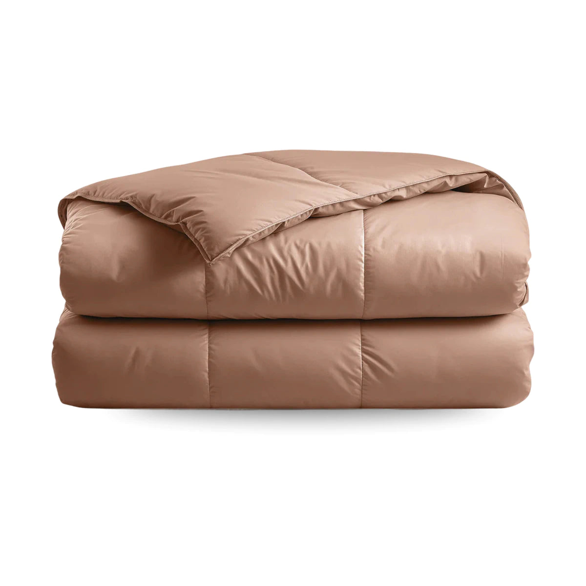 Zelesta Deluxe Uni Baumwollsatin Sommerbettdecke - Erdrot