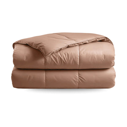 Zelesta Deluxe Uni Baumwollsatin Sommerbettdecke - Erdrot