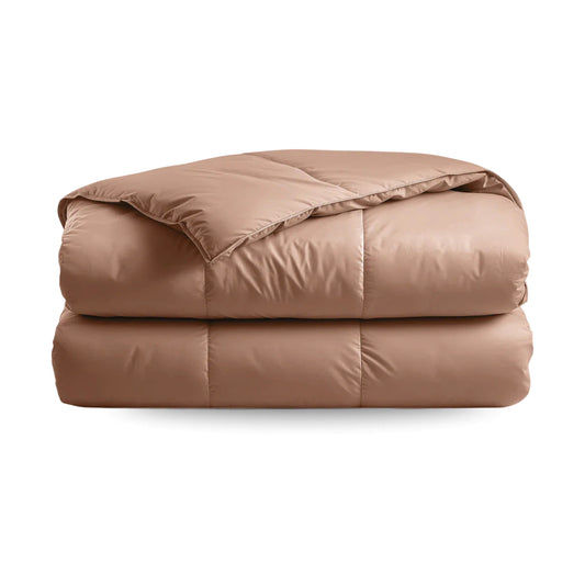 Zelesta Deluxe Uni Baumwollsatin Sommerbettdecke - Erdrot