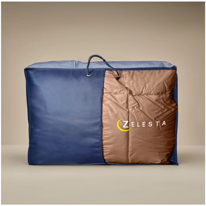 Zelesta Deluxe Uni Baumwollsatin Sommerbettdecke - Erdrot