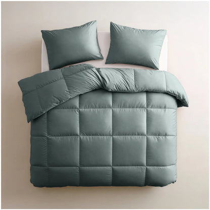 Zelesta Deluxe Uni Baumwollsatin Sommerbettdecke - Grün