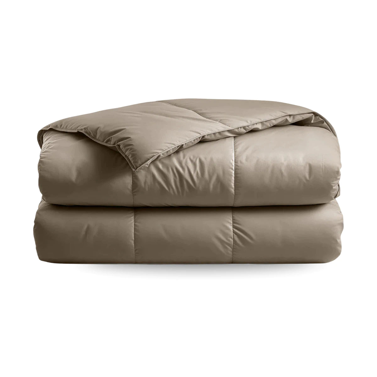 Zelesta Deluxe Uni Baumwollsatin Sommerbettdecke - Walnussbraun