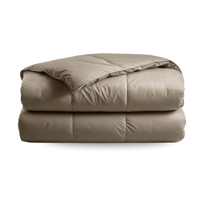 Zelesta Deluxe Uni Baumwollsatin Sommerbettdecke - Walnussbraun