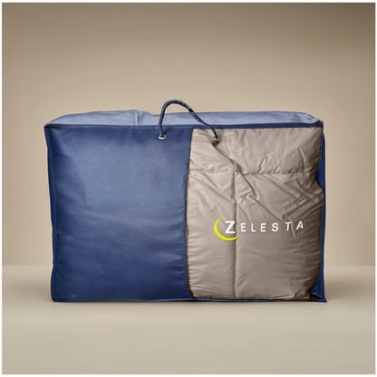 Zelesta Deluxe Uni Baumwollsatin Sommerbettdecke - Walnussbraun