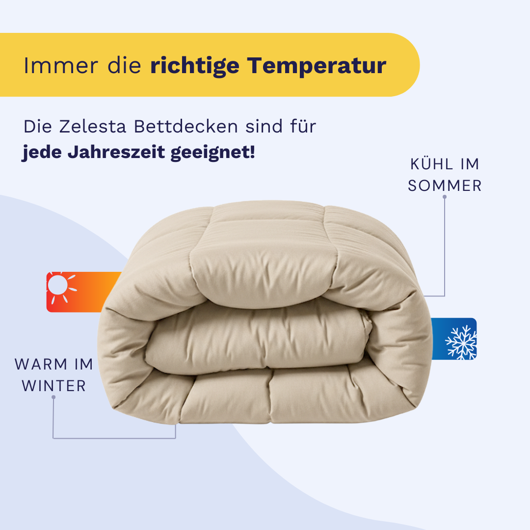 Zelesta Wonderbed Baumwolle - Dessert Sand